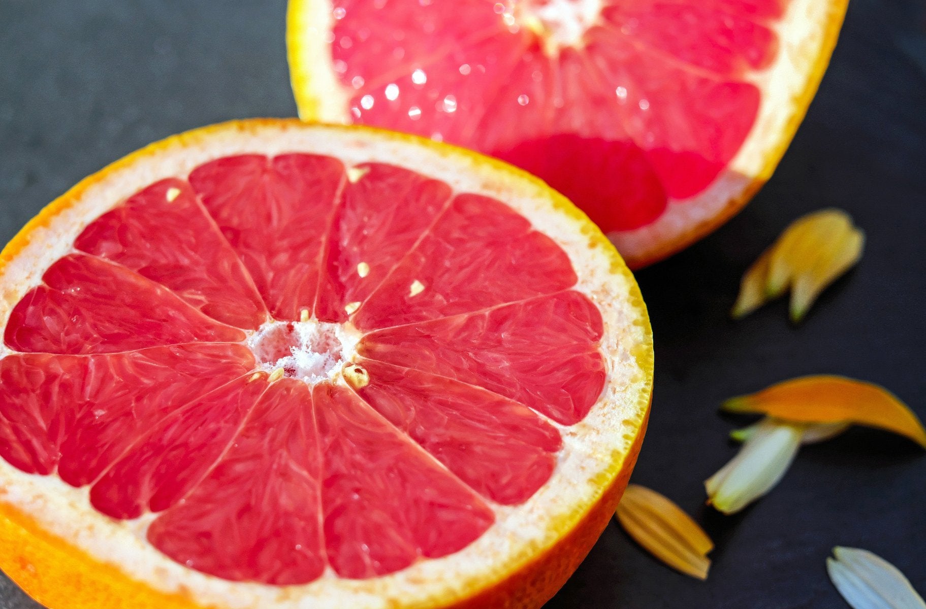 Grapefruit close Up (Citrus Paradisi) 