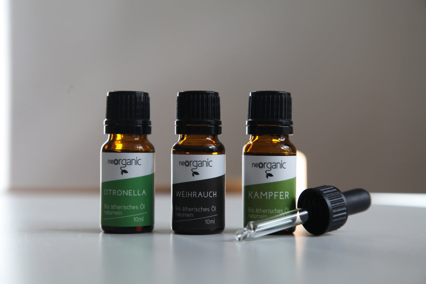 Yoga Set - Bio Kampfer (Ravintsara), Weihrauch, Citronella