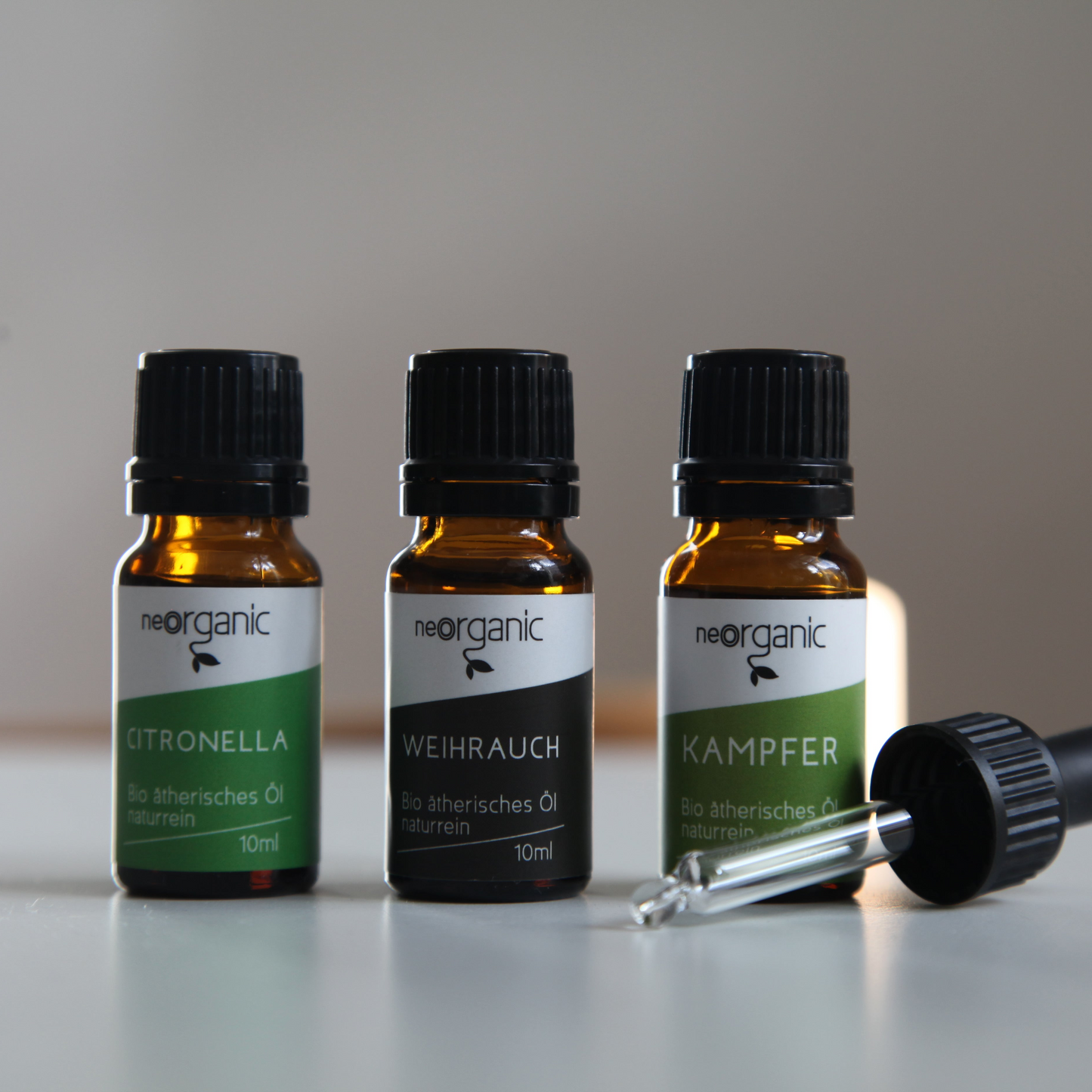 Yoga Set - Bio Kampfer (Ravintsara), Weihrauch, Citronella