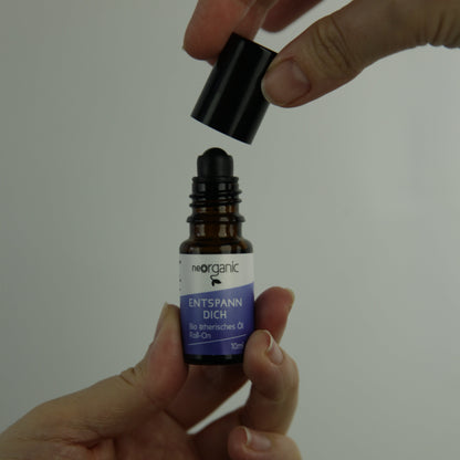 Set vier milde Roll-Ons mit Bio ätherischen Ölen - Aromapflege für unterwegs