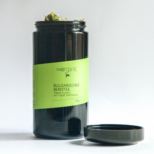 Bio Bulgarischer Bergtee – im edlen Violettglas, grob geschnitten - 60 g